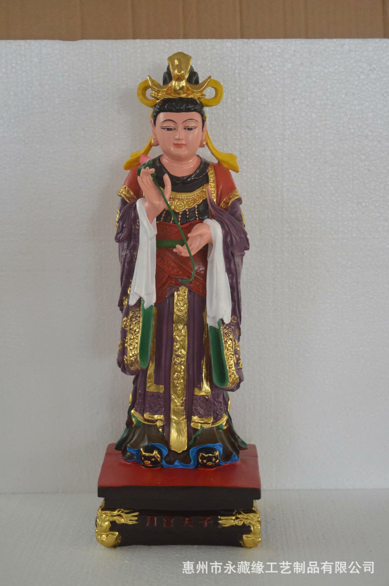 48厘米彩色24諸天樹脂玻璃鋼工藝品擺件 傳統(tǒng)神韻與現(xiàn)代工藝的完美融合